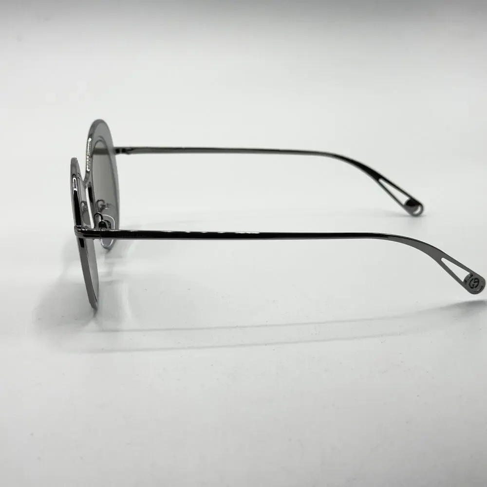 Giorgio Armani Sunglasses AR6073 3010/6G Silver Cat Eye Frame Gray Lens 47mm
